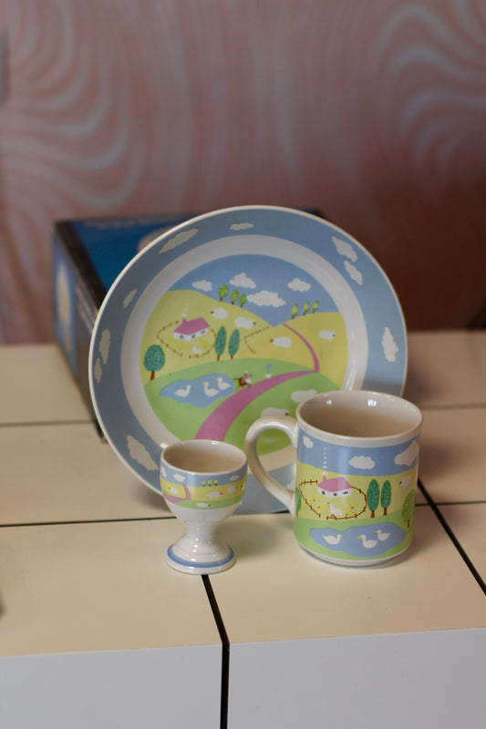 Service vintage pastel