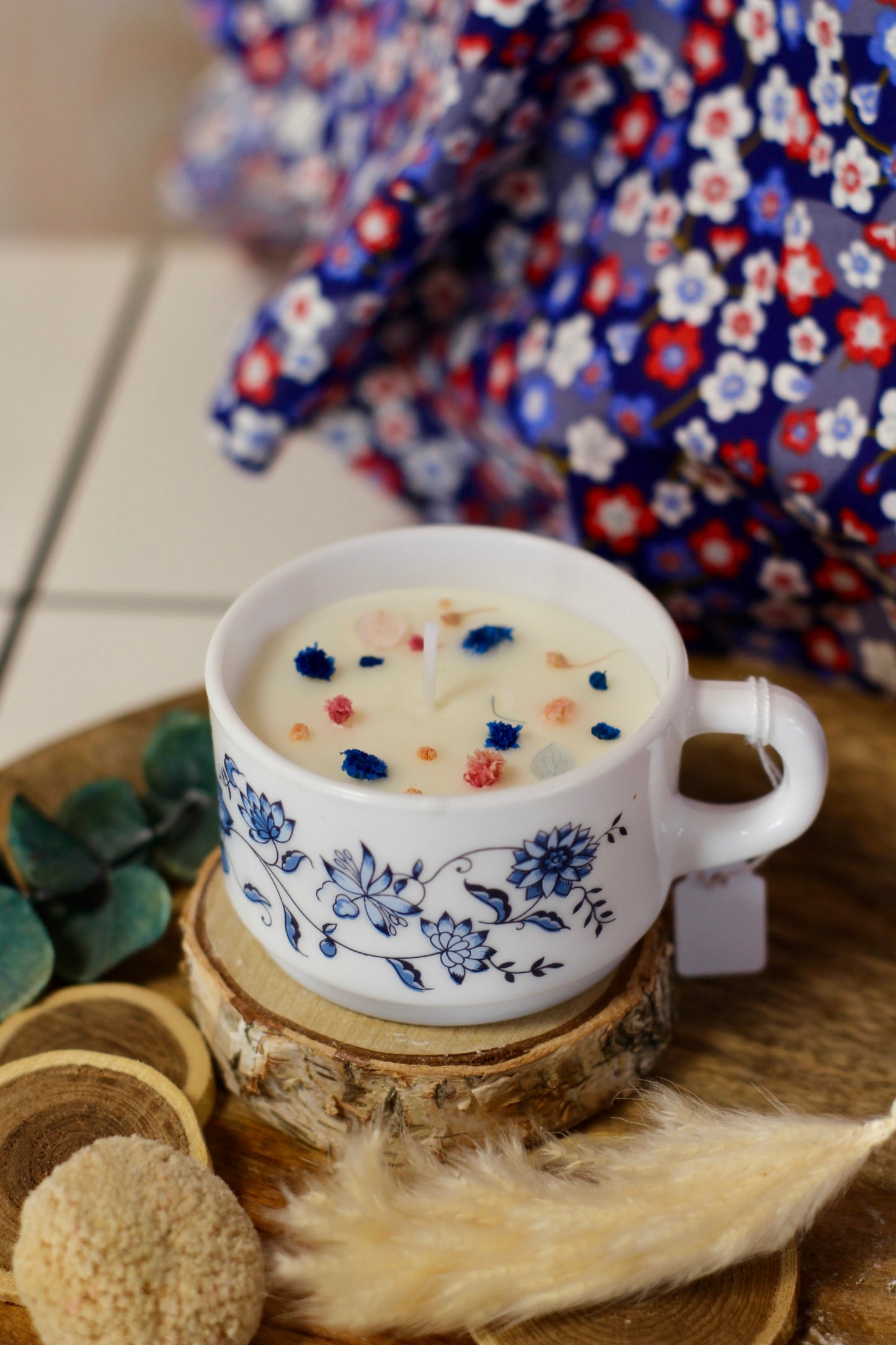 Bougie Tea Time Lucienne | 🍿 Parfum Pop Corn