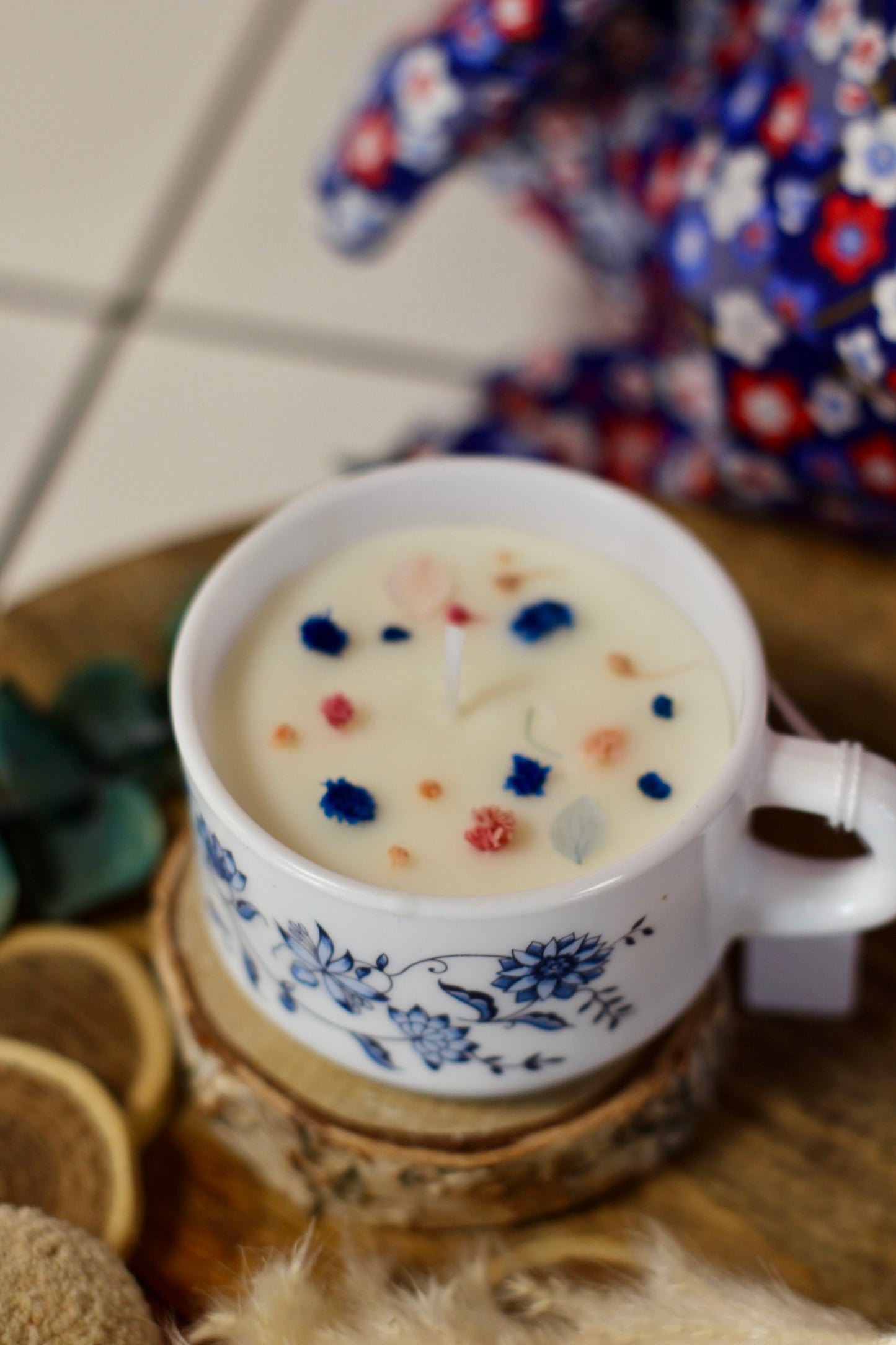 Bougie Tea Time Lucienne | 🍿 Parfum Pop Corn