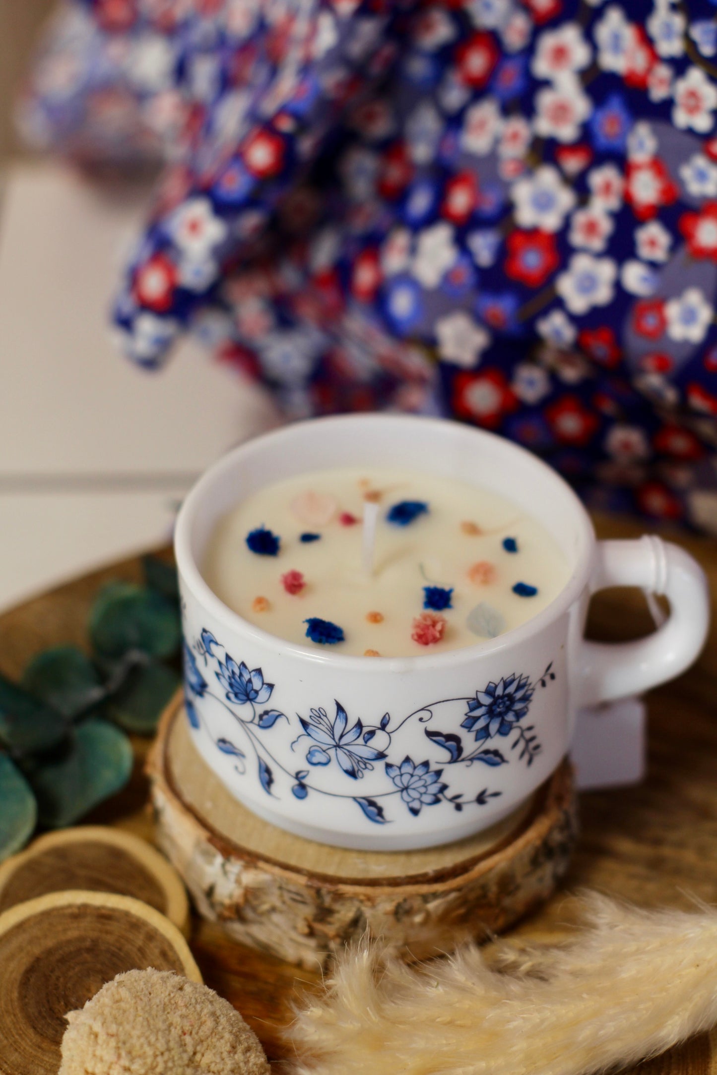 Bougie Tea Time Lucienne | 🍿 Parfum Pop Corn