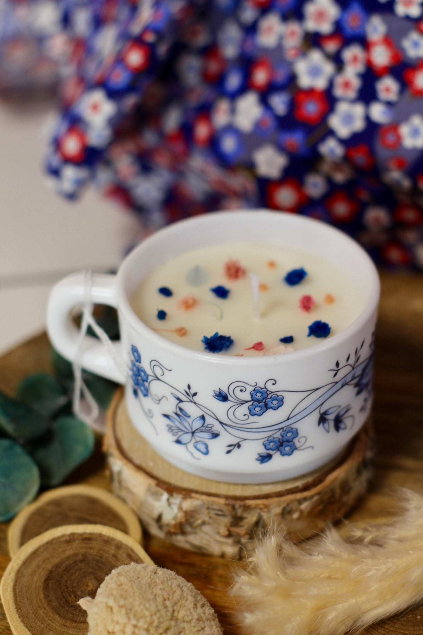 Bougie Tea Time Lucienne | 🍿 Parfum Pop Corn