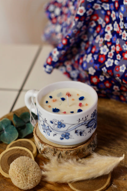Bougie Tea Time Lucienne | 🍿 Parfum Pop Corn