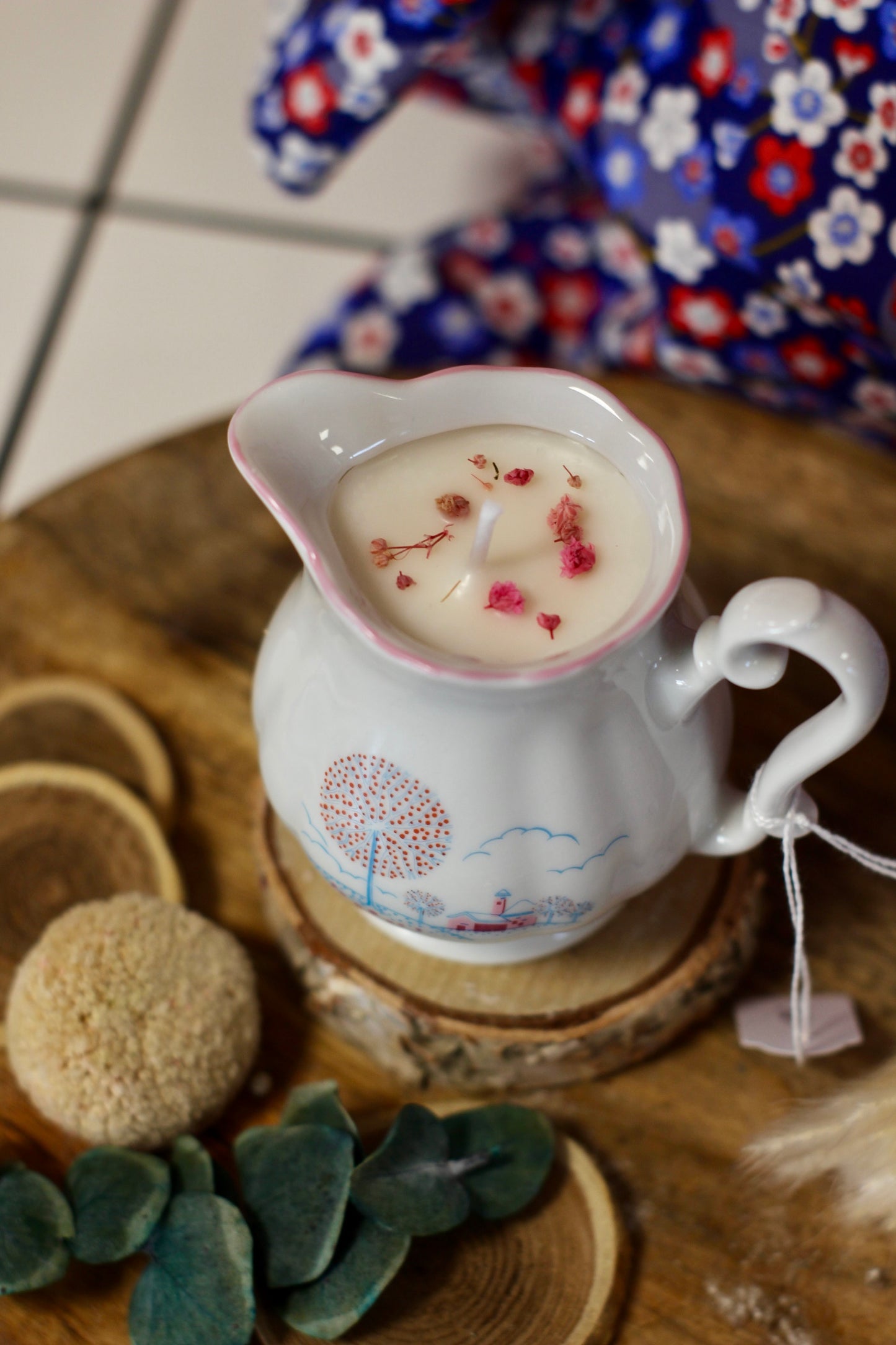 Bougie Tea Time Suzanne | 🥛 Parfum Lait d'Amande