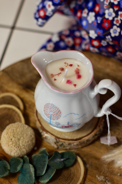 Bougie Tea Time Suzanne | 🥛 Parfum Lait d'Amande