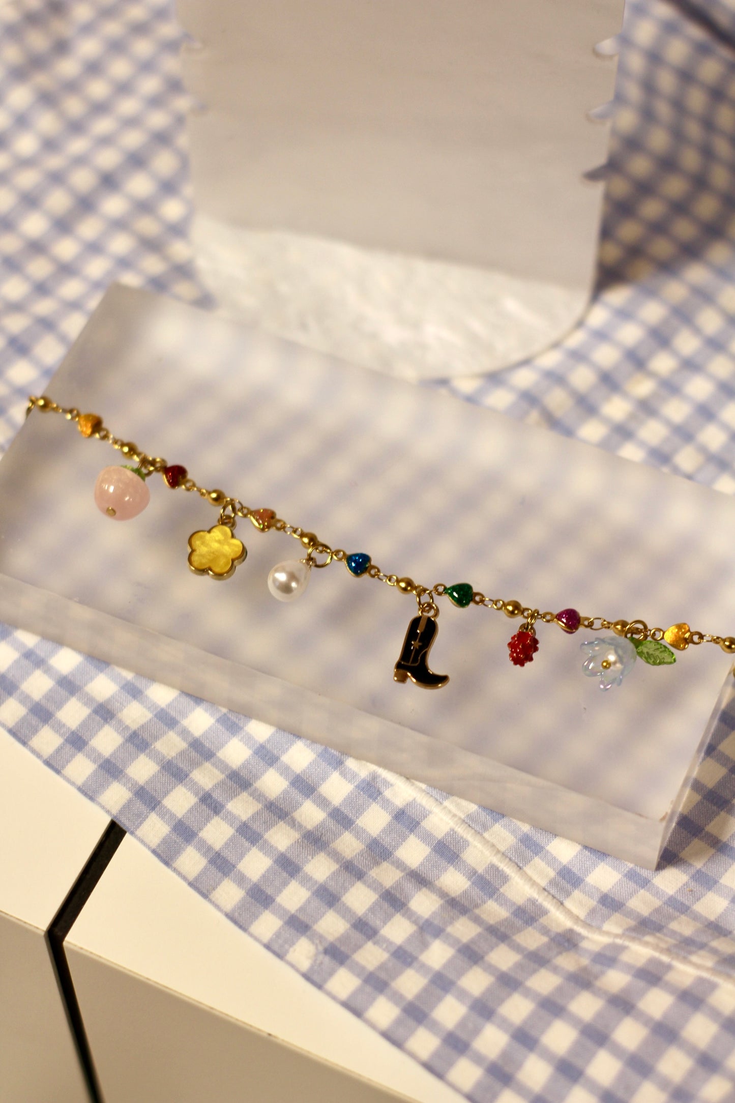 Bracelet à grigris Arc-en-ciel