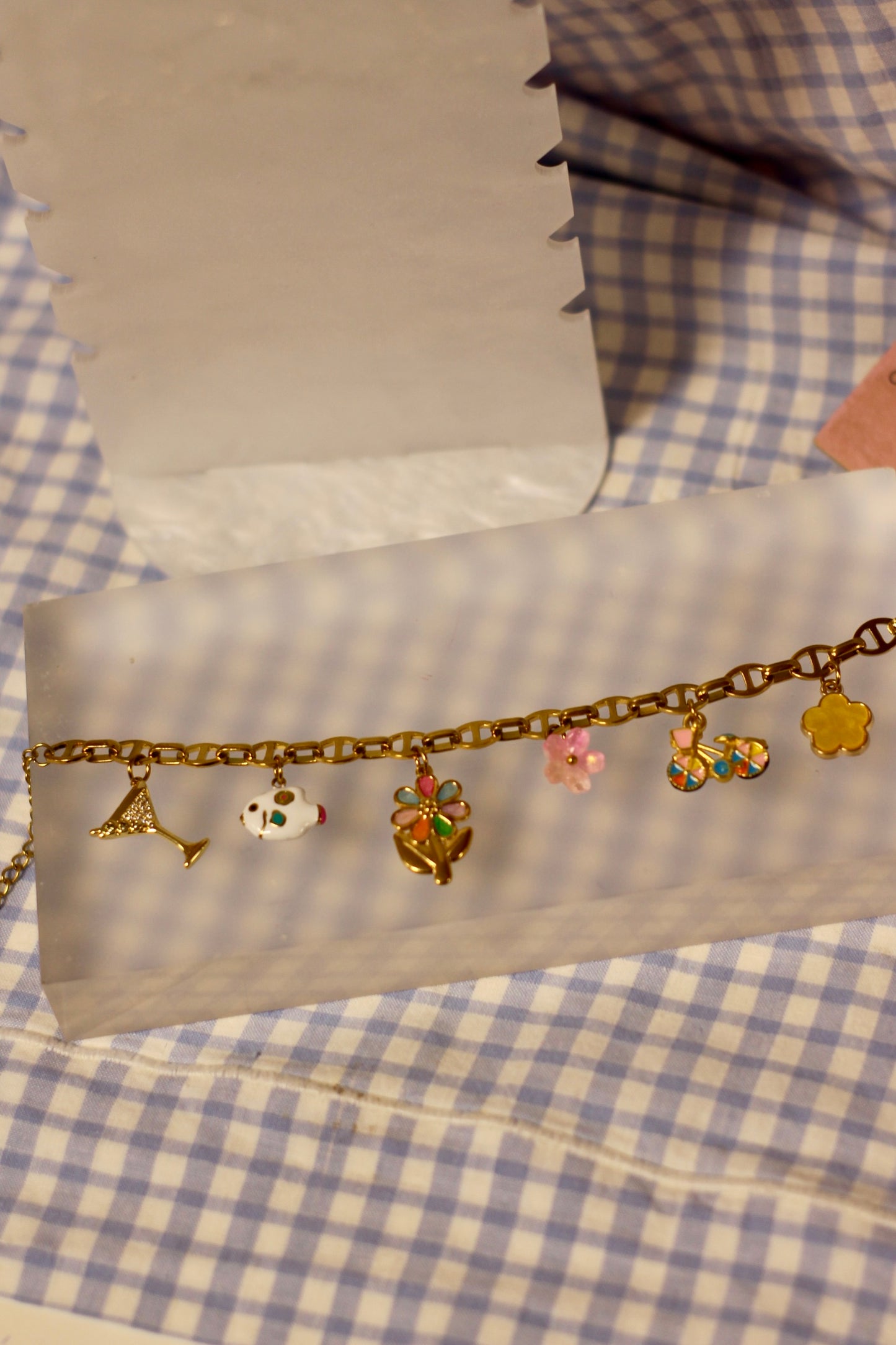 Bracelet à grigris Multicolore Pastel
