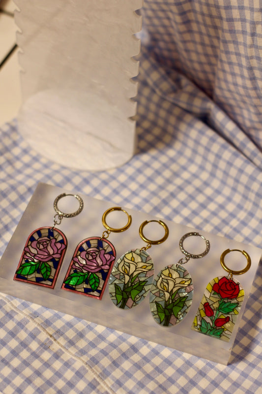 Maxi Mono-boucle d'oreille | Vitraille