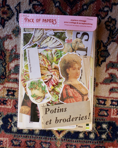 Pochette Scrapbooking | Potins & Broderies
