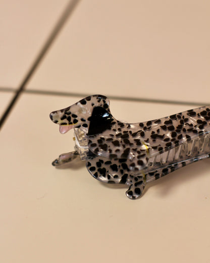 Grande pince à cheveux dalmatien