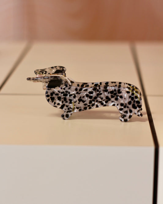 Grande pince à cheveux dalmatien