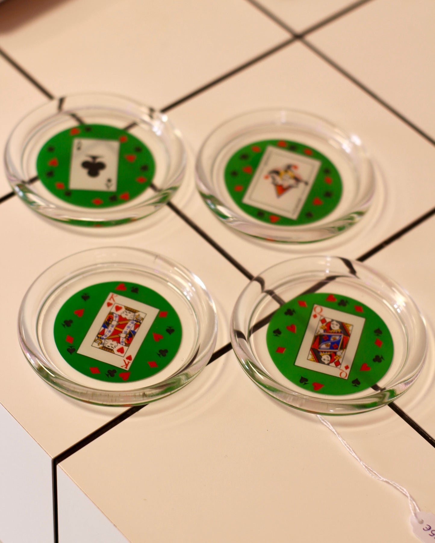 Lot de sous-verres carte