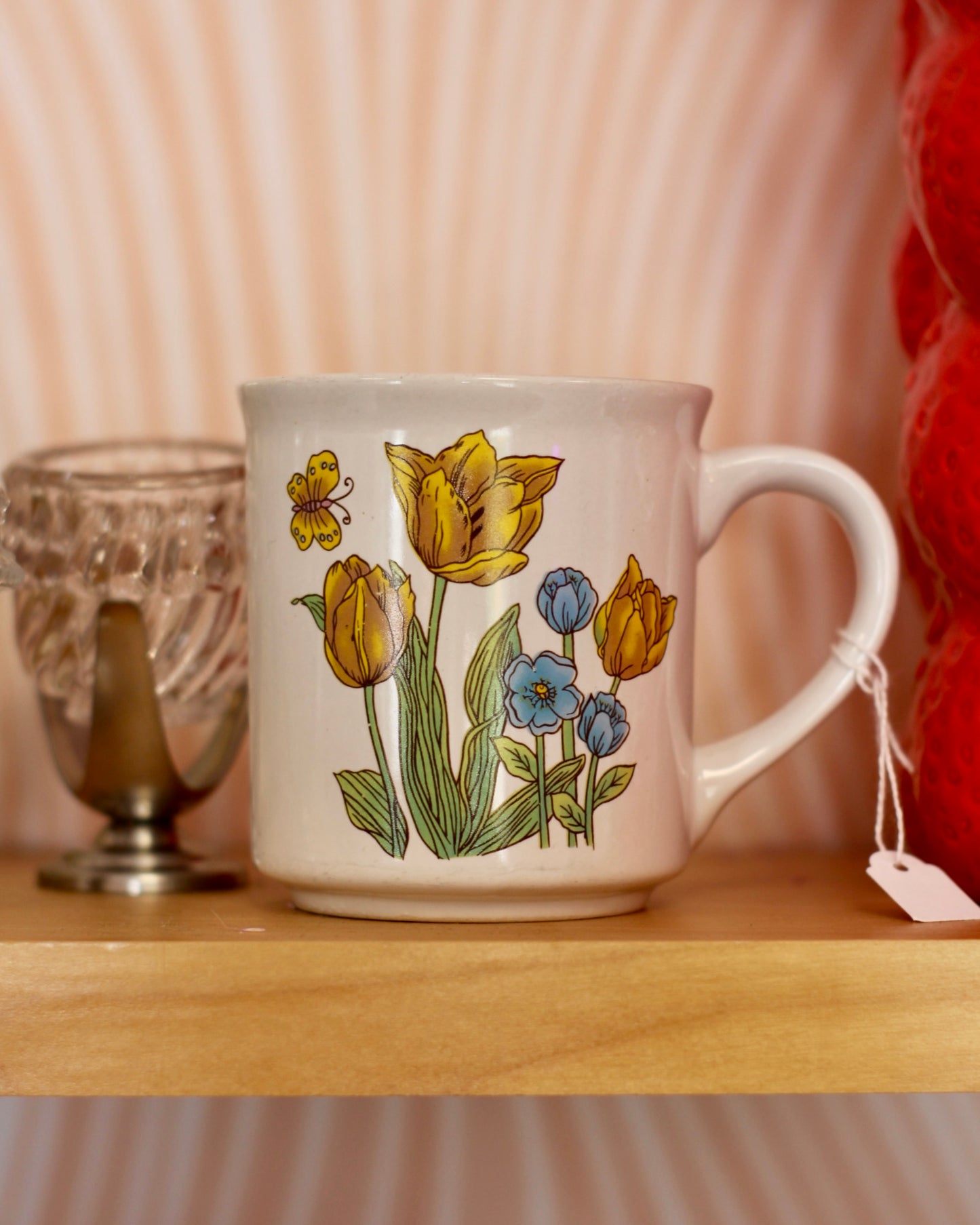 Mug à fleurs jaunes