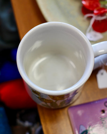 Mug à fleurs jaunes