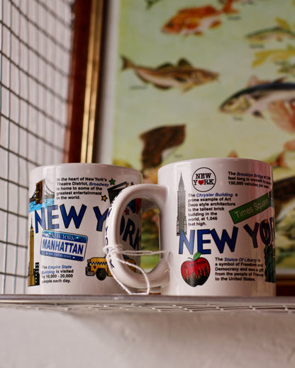 Lot de 2 tasses à café New York