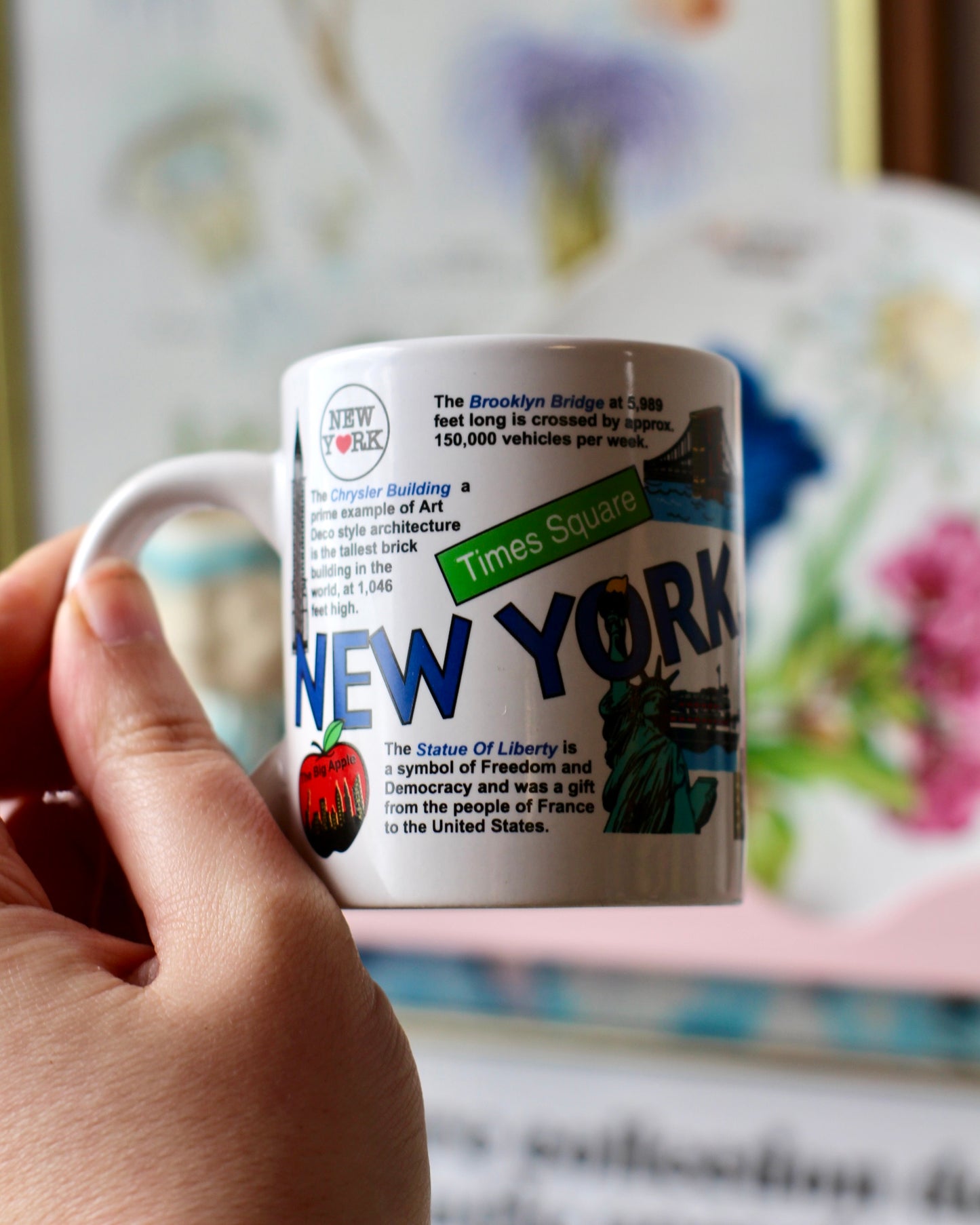 Lot de 2 tasses à café New York