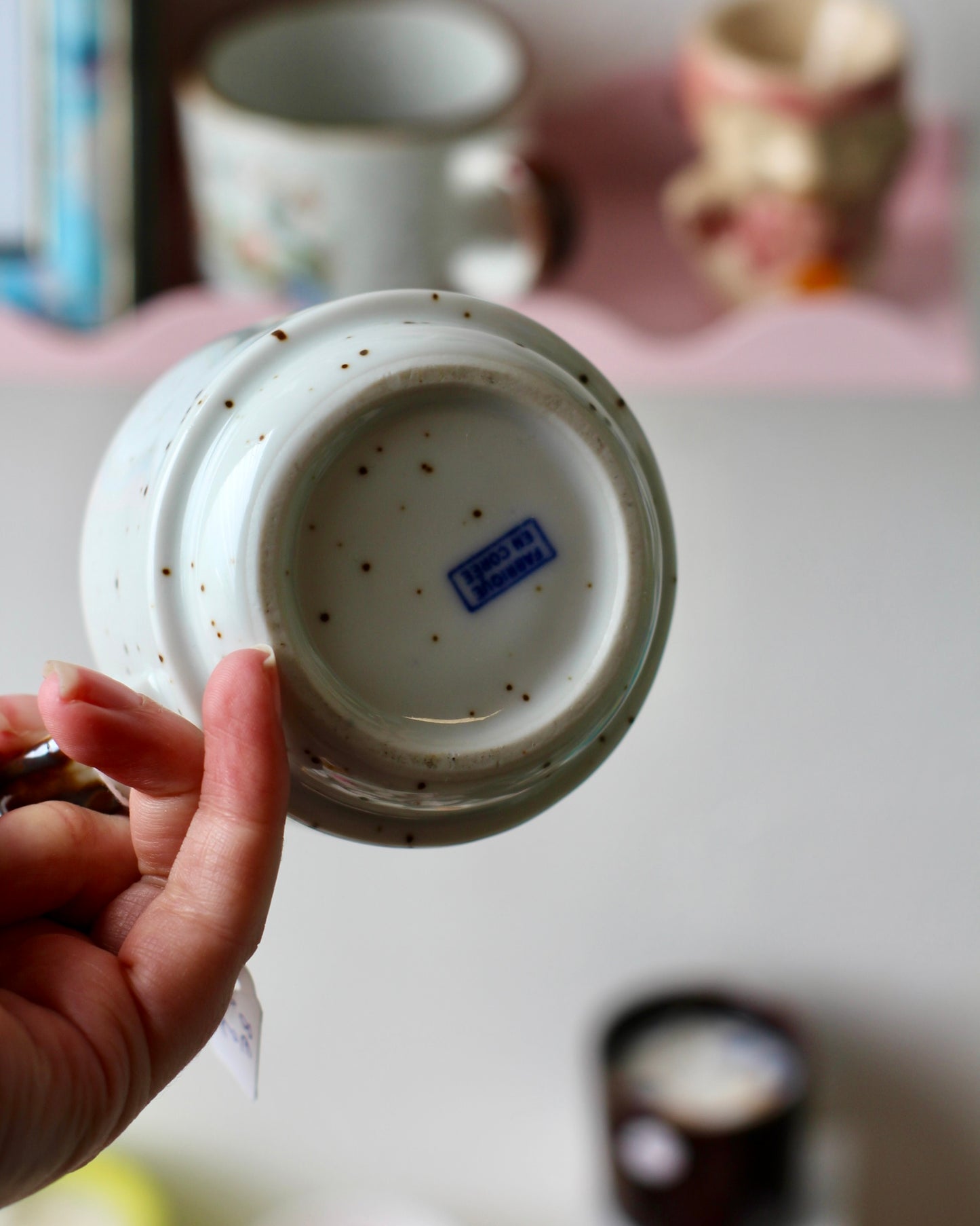 Lot de 2 tasses à fleurs