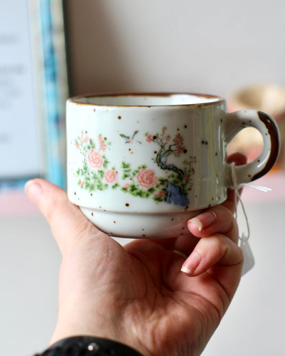 Lot de 2 tasses à fleurs