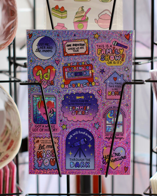 Planche de stickers One Direction