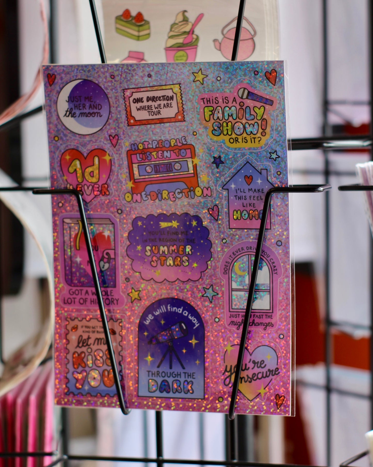 Planche de stickers One Direction