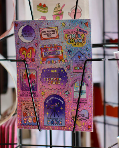 Planche de stickers One Direction