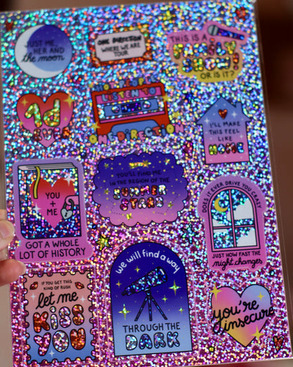 Planche de stickers One Direction