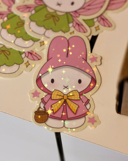 Sticker Bunny Automne