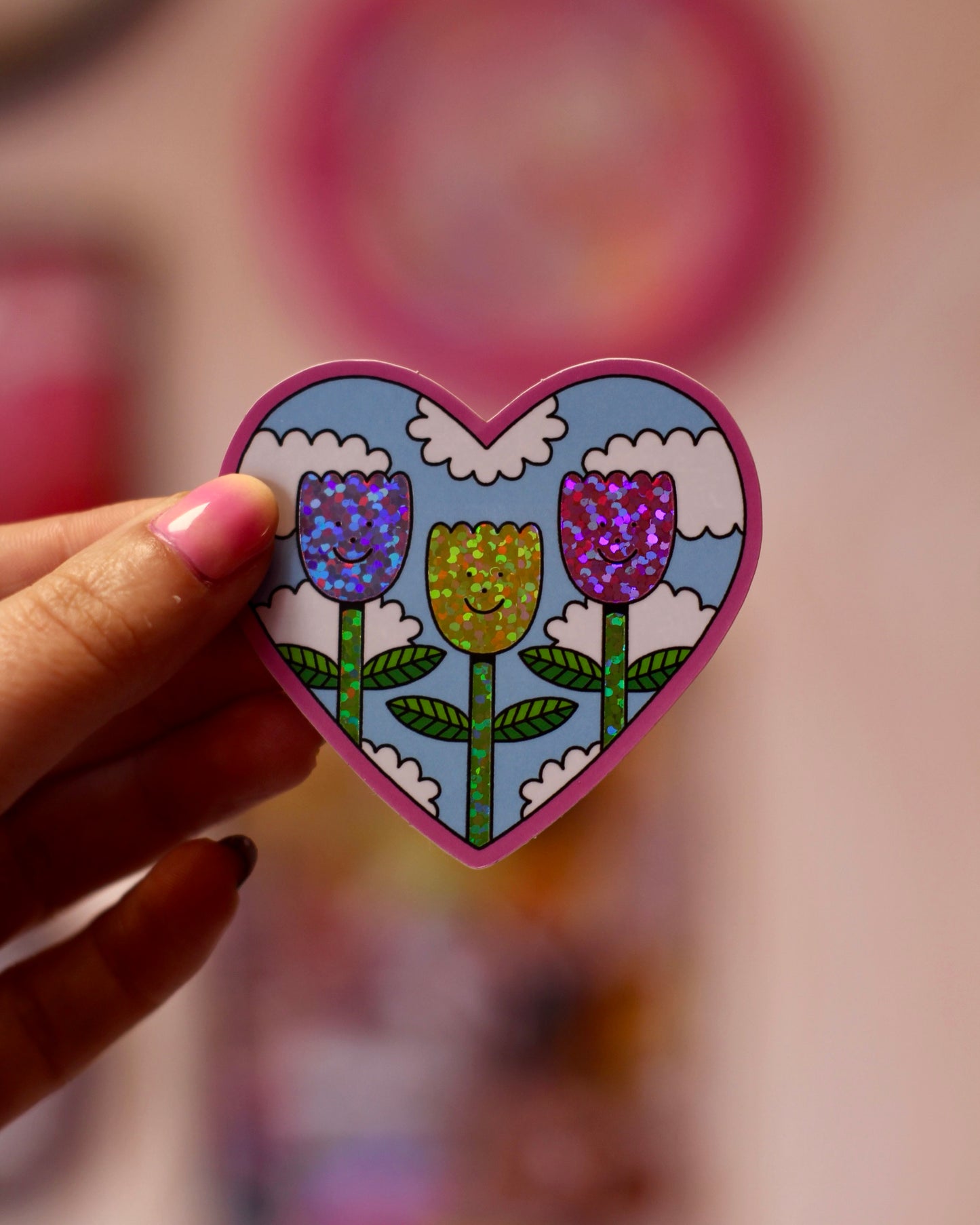 Sticker Tulipes
