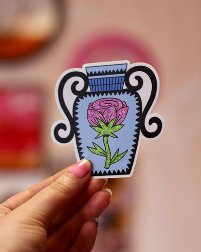 Sticker Vase