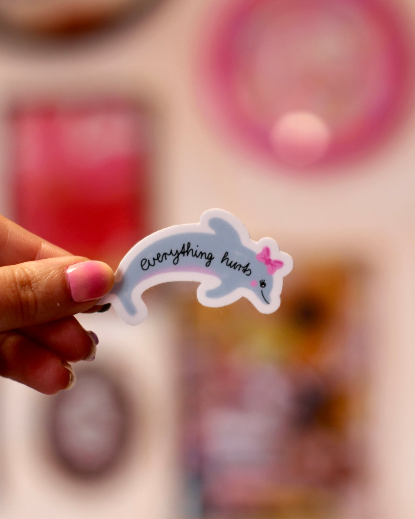 Sticker Everything Hurt