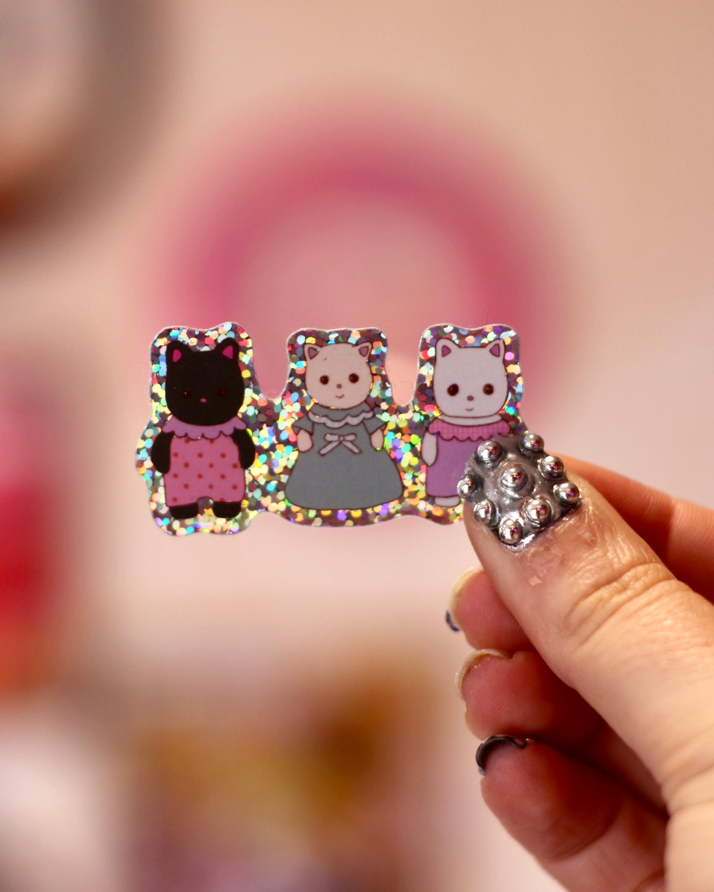 Sticker 3 minis lapins