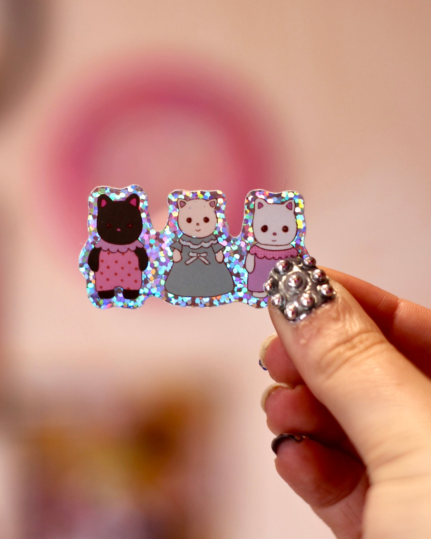 Sticker 3 minis lapins