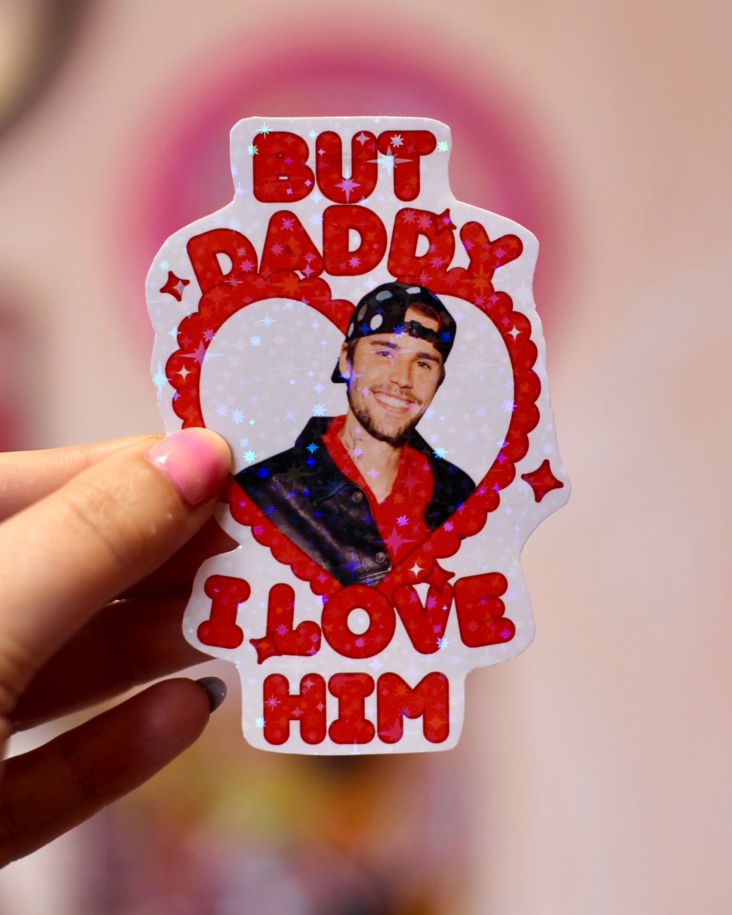 Sticker Justin Bieber - Daddy I love him