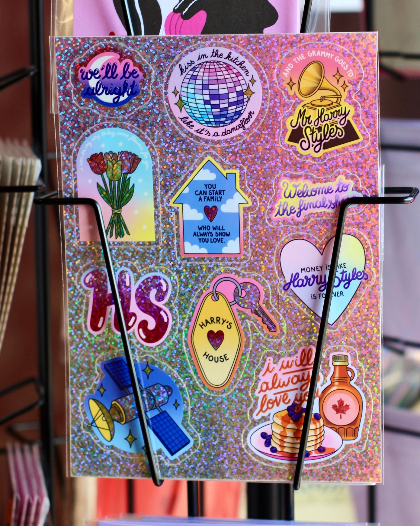 Planche de stickers - Harry Styles Love on Tour Forever