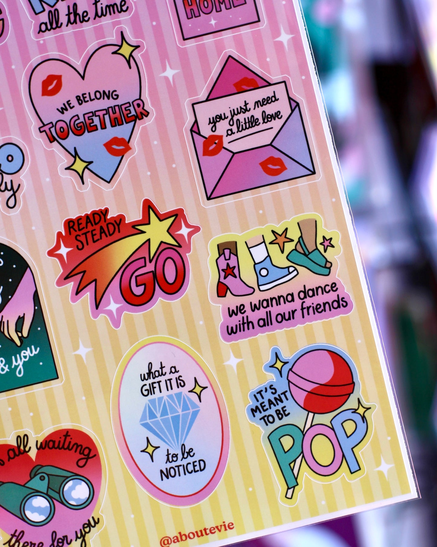 Planche de stickers - Kissco Harry Styles