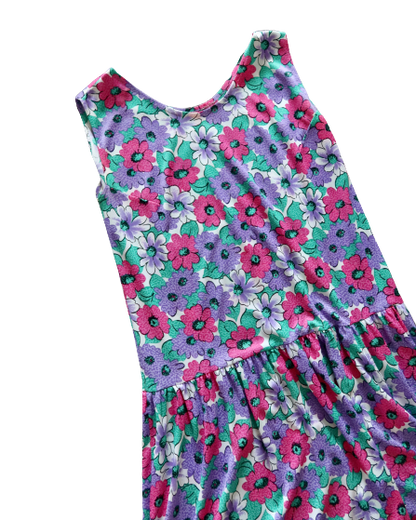 Robe débardeur à fleurs | T. L