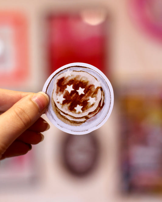 Sticker - pancakes étoiles