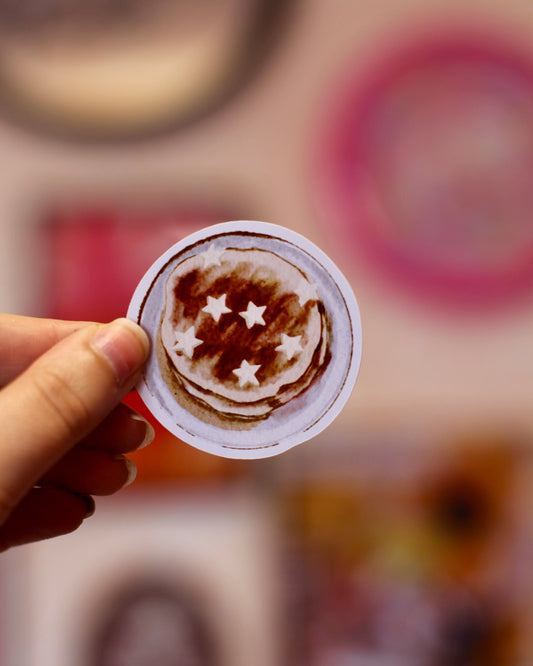 Sticker - pancakes étoiles
