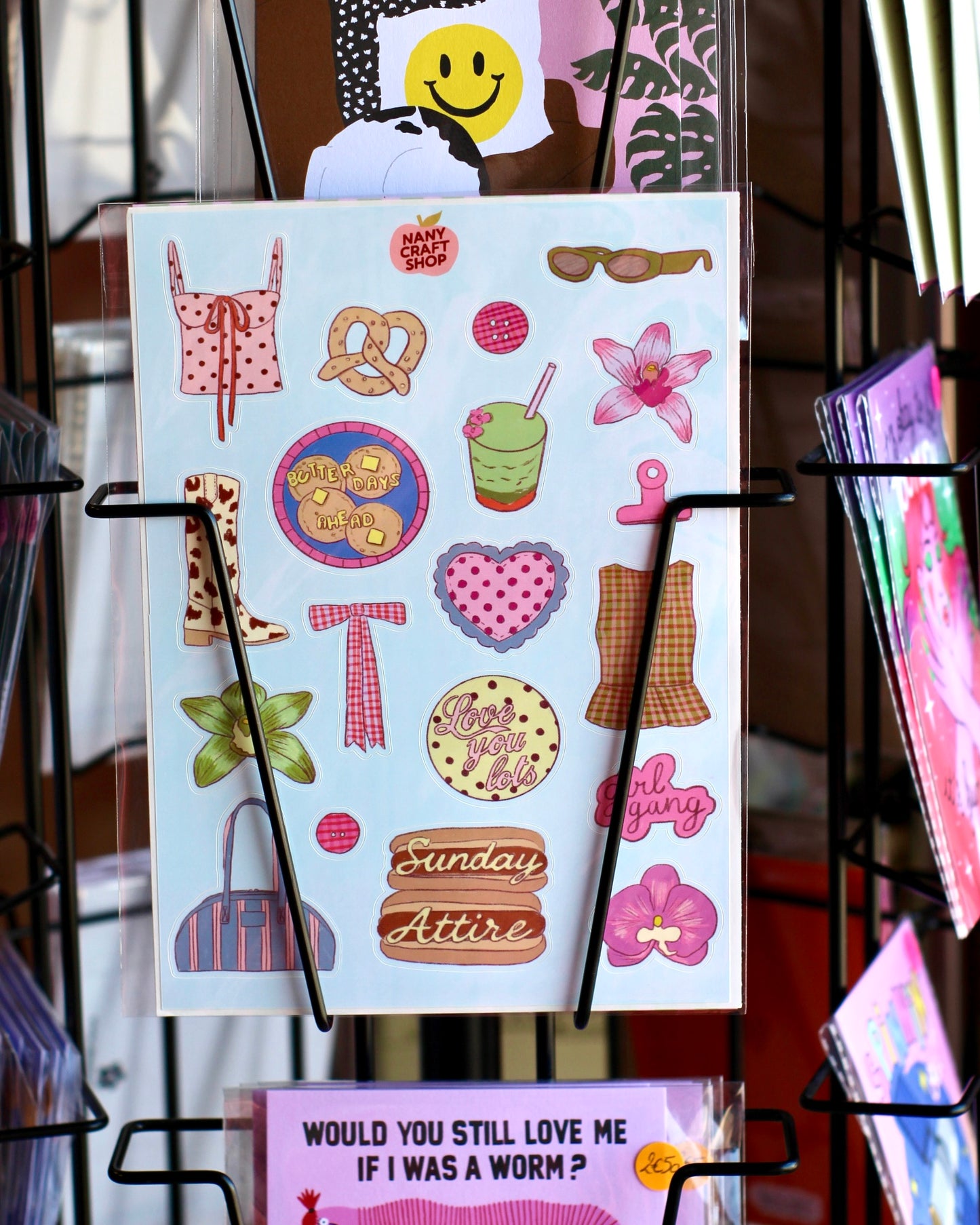 Planche stickers A5 - Cool Girl