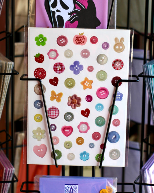 Planche de stickers A5 boutons