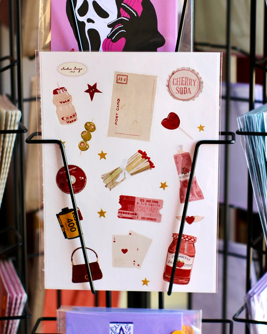 Planche de Stickers Analog Travel