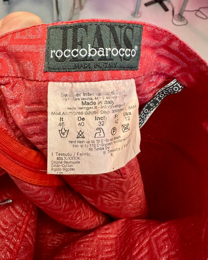 Jupe rouge monogramme | T. 38/40