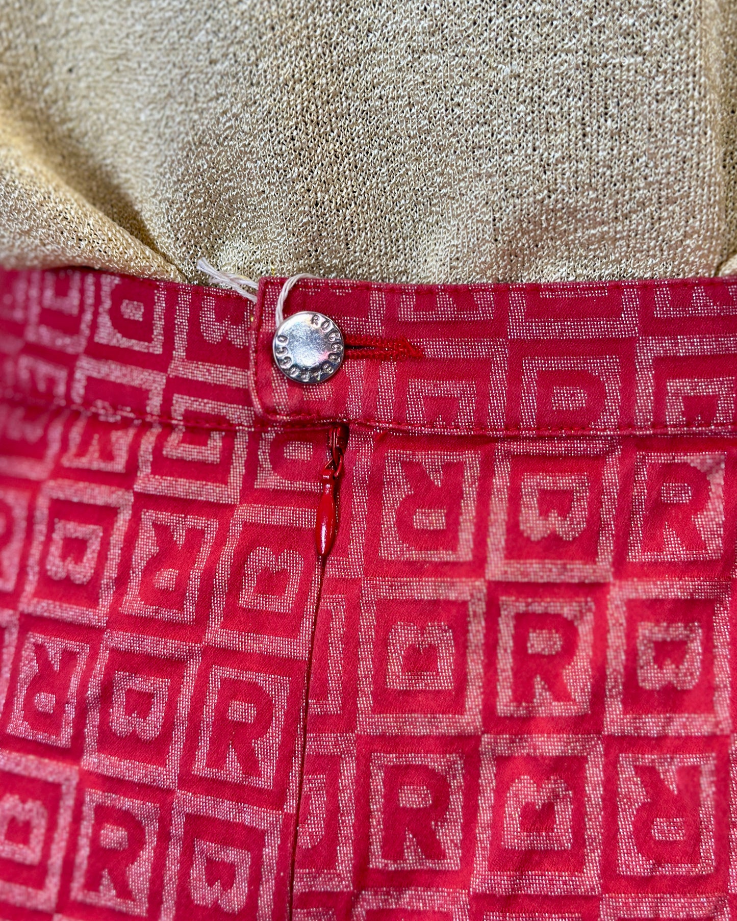 Jupe rouge monogramme | T. 38/40