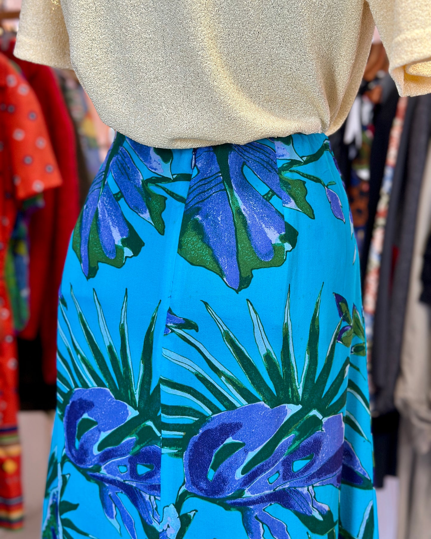 Jupe asymétrique à motifs | T. XL