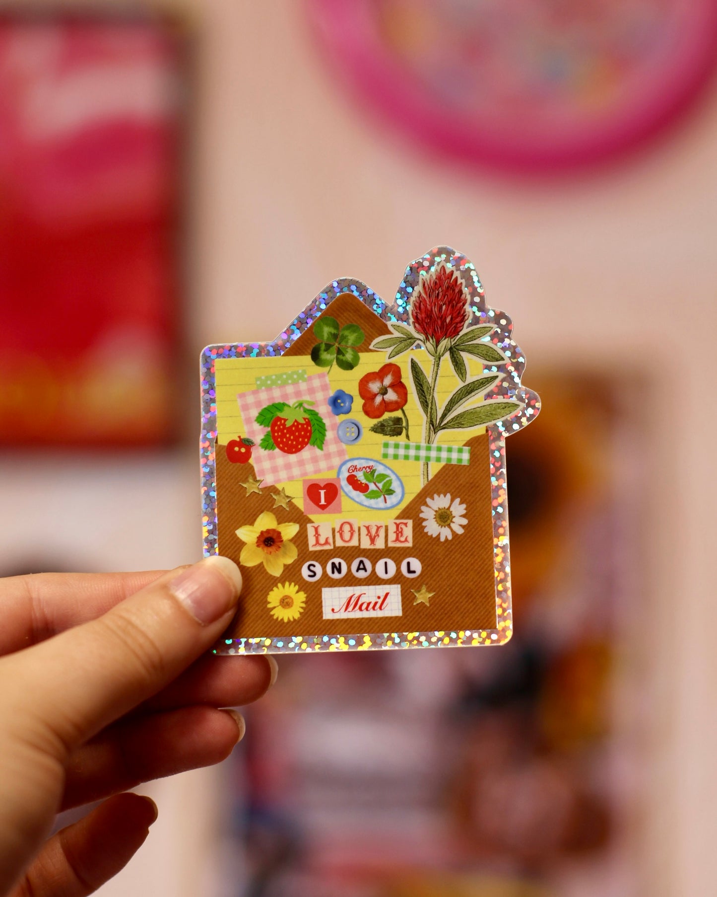 Sticker I Love Snail Mail
