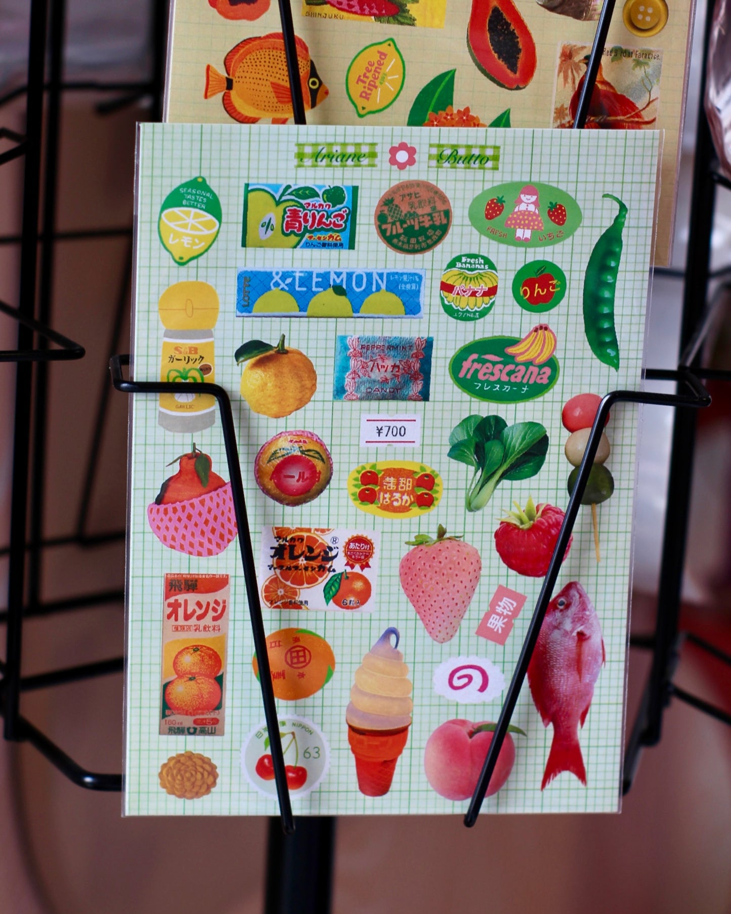 Planche de stickers - Japanese Food