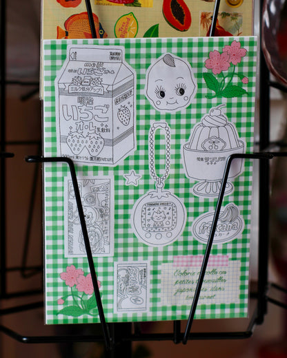 Planche de stickers - Japanese Food