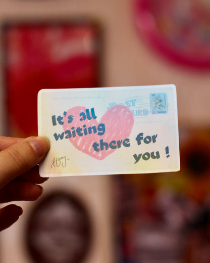 Sticker It's all waiting there for you
