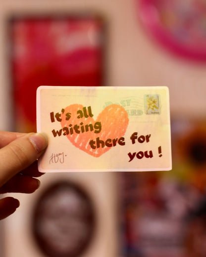 Sticker It's all waiting there for you