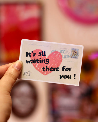 Sticker It's all waiting there for you