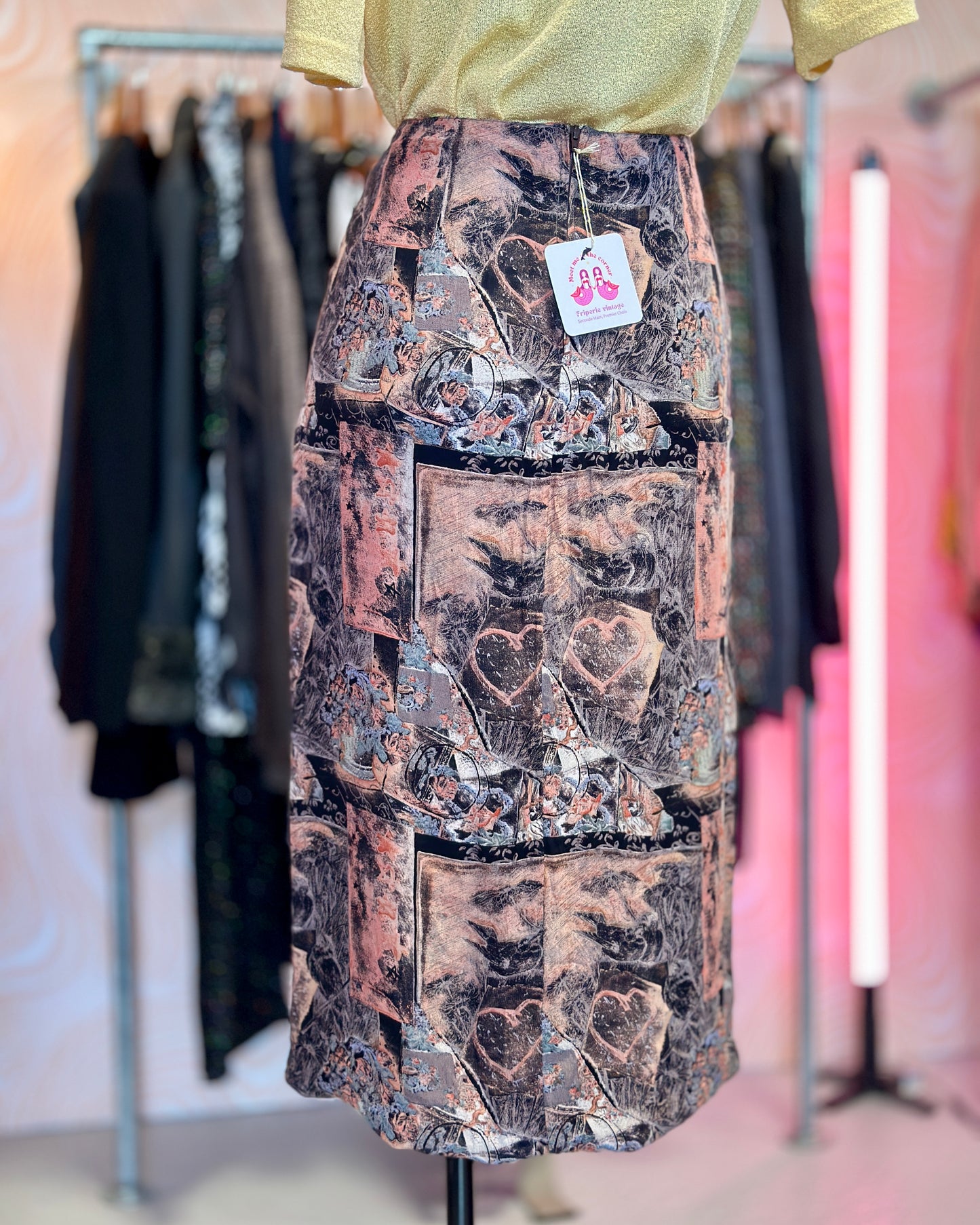 Jupe longue à motifs | T. 38/40